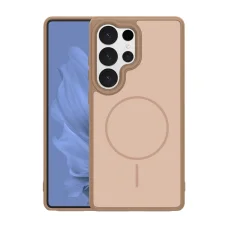 Samsung Galaxy S25 Ultra vékony mágneses barna tok