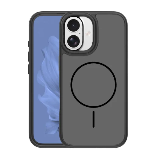 iPhone 16 tok Thin Mag Frame 6,1" fekete tok - 1