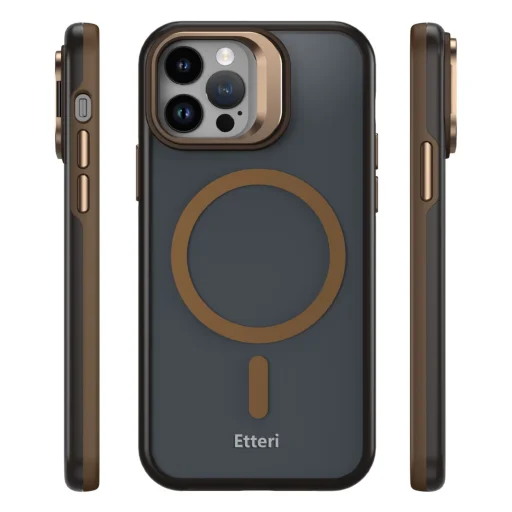 iPhone 12/ 12 Pro barna tok - 3