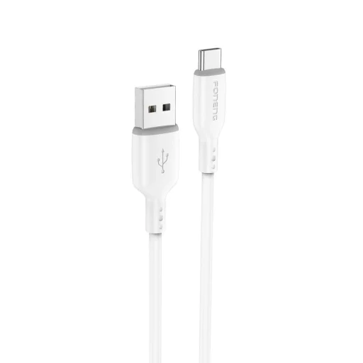 FONENG X90 Type-C USB kábel 3A 1M Fehér - 2