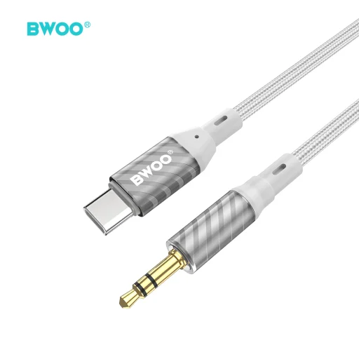 BWOO AUX kábel Type C to 3.5mm Jack audio AUX074 - 2