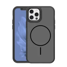 iPhone 12 / 12 Pro tok Frame Thin Mag 6,1" fekete tok