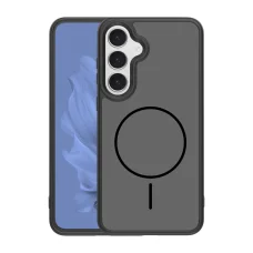 Samsung Galaxy S26 vékony mágneses keretes fekete tok