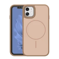 iPhone 11 keret vékony Mágneses tok barna