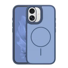 iPhone 16 tok Frame Thin Mag tok sötétkék