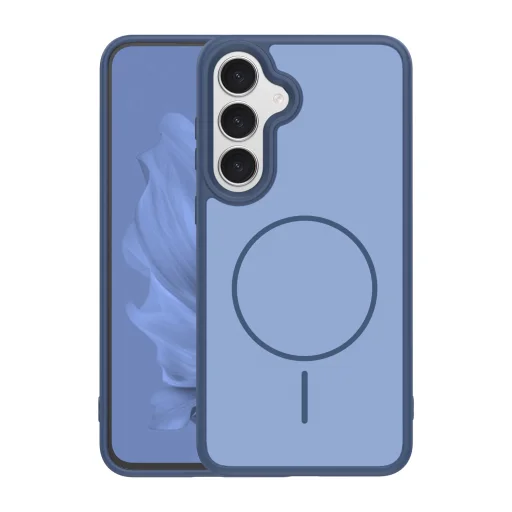 Samsung Galaxy S25 Frame Thin Mag tok sötétkék tok - 1