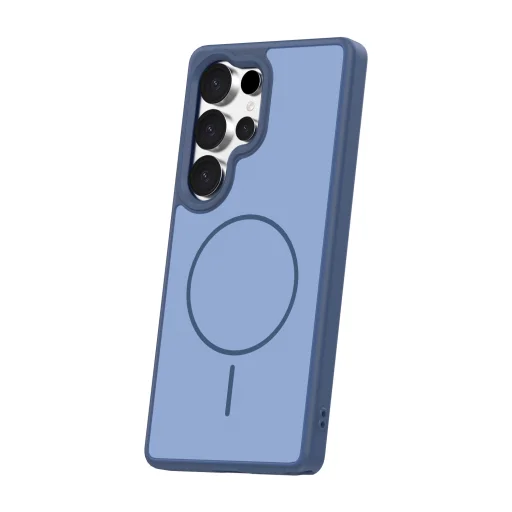 Samsung Galaxy S25 Ultra tok Vékonyrámás Mag tok sötétkék - 2