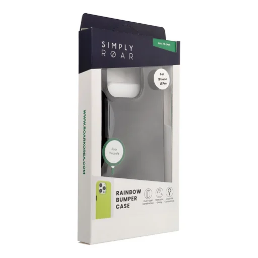 iPhone 15 Pro ROAR Rainbow Bumper tok fekete - 2