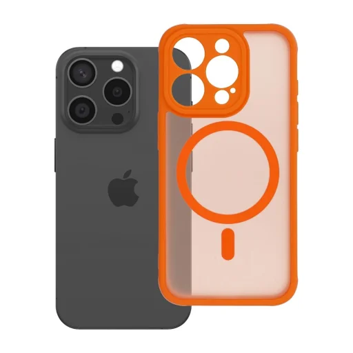 iPhone 15 Pro FULL MATTE MAG COVER puzdro hermés oranžová - 5