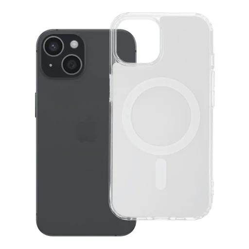Biely obal na iPhone 15 - 7