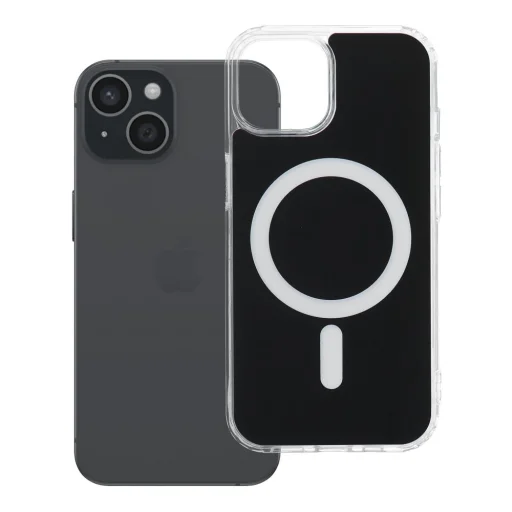 iPhone 15 čierne puzdro Clear Fusion Mag - 7