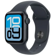 Apple Watch SE 3 (2025) GPS 40mm Éjfekete Alumínium Tok, Éjfekete Sport Szíj S/M EU MEH94