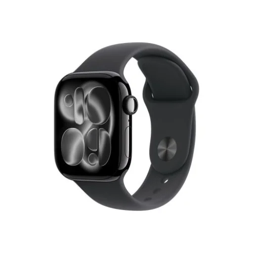 Apple Watch Series 11 (2025) GPS 42mm Fekete Alumínium Tok, Fekete Sport Szíj S/M EU MEQT4 - 1