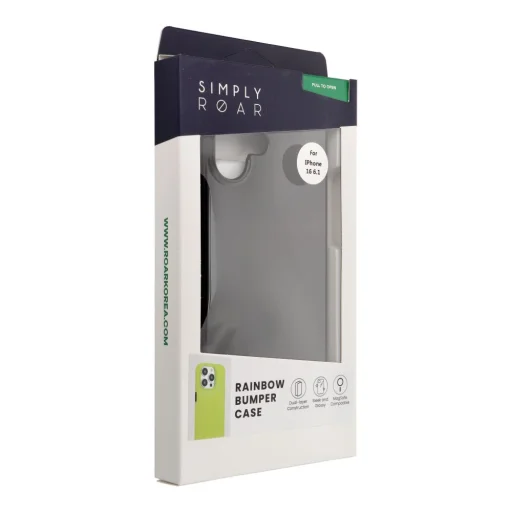 iPhone 16 ROAR RAINBOW BUMPER tok MagSafe kompatibilis fekete - 2