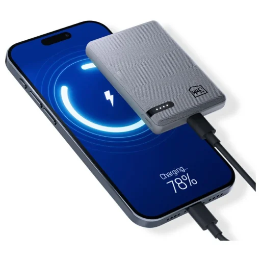 Powerbank 3MK Pocket Powerbank 5000mAh 12W USB-C szürke - 9