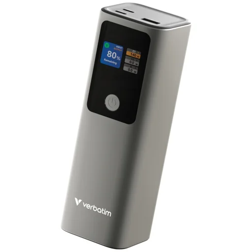 Verbatim Charge n Go 27000mAh 140W 2xUSB-C PD 3.1 powerbank szürke 32269 - 2