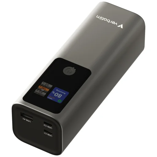 Verbatim Charge n Go 27000mAh 140W 2xUSB-C PD 3.1 powerbank szürke 32269 - 3