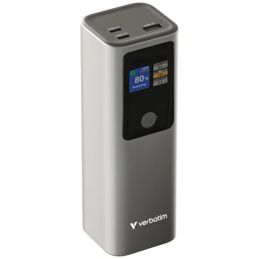 Verbatim Charge n Go 27000mAh 140W 2xUSB-C PD 3.1 powerbank szürke 32269 - 4