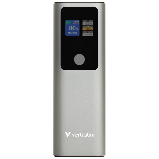 Verbatim Charge n Go 27000mAh 140W 2xUSB-C PD 3.1 powerbank szürke 32269 - 5