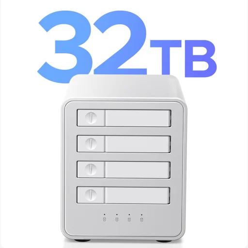 Orico 8848RC3 DAS Sorozat 4-helyes 2.5" HDD/SSD Lemeztömb - Fehér - 4