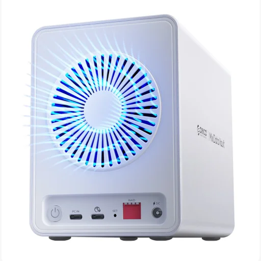 Orico 8848RC3 DAS Sorozat 4-helyes 2.5" HDD/SSD Lemeztömb - Fehér - 5