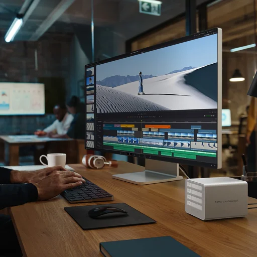 Orico 8848U4 DAS Széria 4-Bay M.2 NVMe SSD Lemeztömb - Fehér - 11