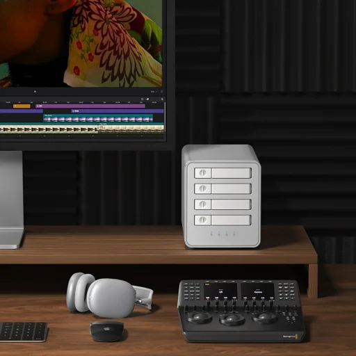 Orico 8848U4 DAS Széria 4-Bay M.2 NVMe SSD Lemeztömb - Fehér - 12