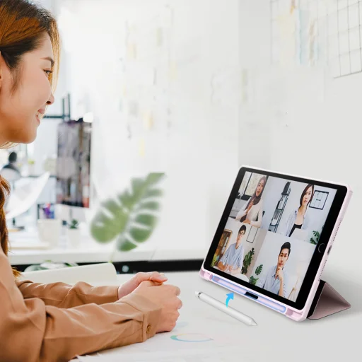 AmazingThing Titan Pro Folio tok iPad Air M3 11" - Rózsaszín - 7