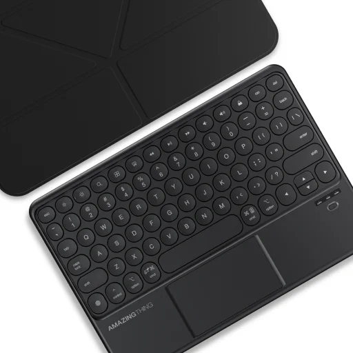 AmazingThing Minimal Case KeyLite Combo Billentyűzetes tok iPad 11 2025 - Fekete - 5