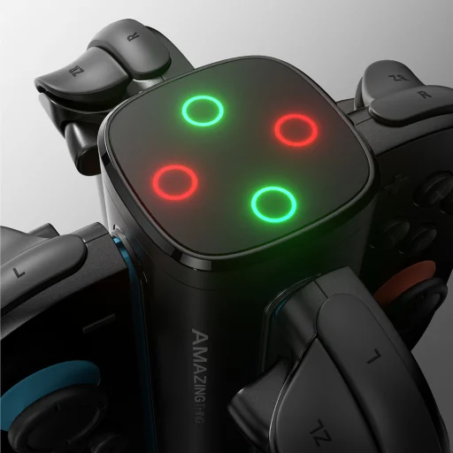 AmazingThing Thunder Pro PlayDock Töltőállomás Nintendo Switch 2 Kontrollerhez - Fekete - 7