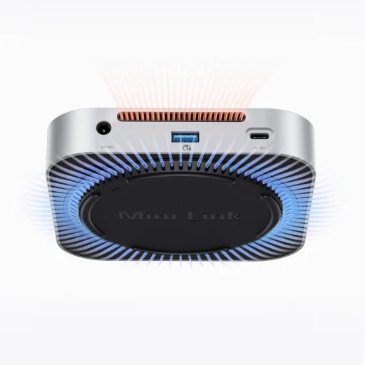 Orico MiniLink 9 az 1-ben dokkolóállomás M.2 SSD merevlemez rekesszel - ezüst - 4