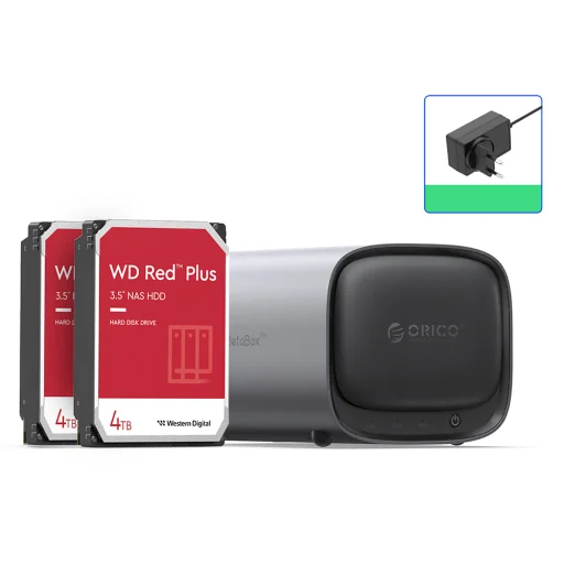 ORICO NAS MetaBox Pro Home hálózati lemez tömb - szürke - 5