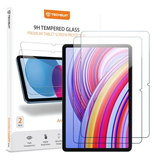 Xiaomi Redmi Pad Pro Techsuit - ArmorGlass CrystalHD (2 pack) - Clear üvegfólia - 1