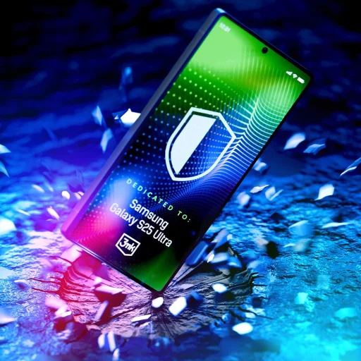  Samsung Galaxy S25 Ultra Fekete 3mk - Hardy Glass üvegfólia - 7