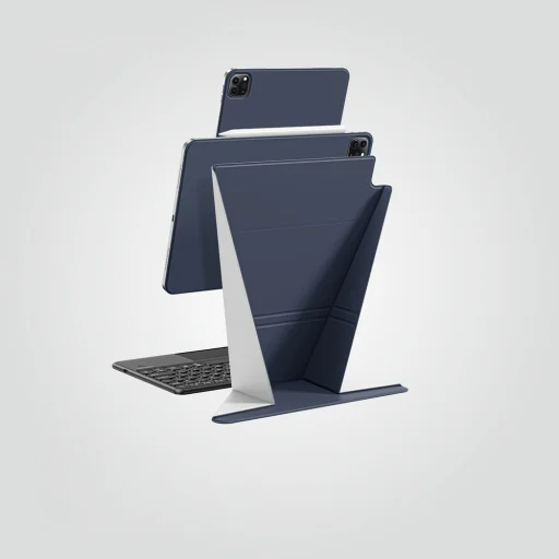 AmazingThing Matt Pro Mágneses Fliptok állvánnyal iPad Air M3 11" - Kék tok - 5