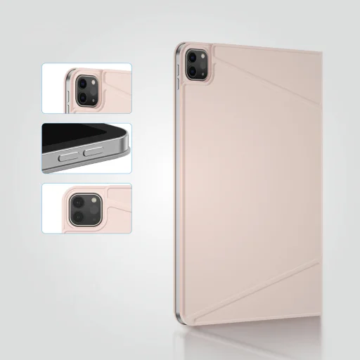 AmazingThing Matte Pro Mag Folio fliptok állvánnyal iPad Air M3 11" - Rózsaszín tok - 9