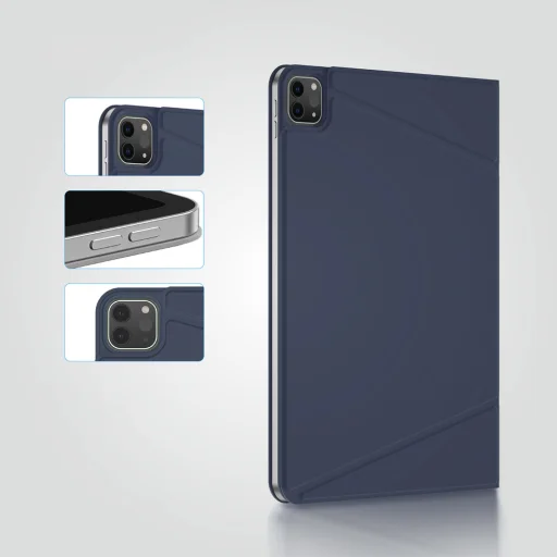 AmazingThing Matte Pro Mag fliptok állvánnyal iPad Air M3 13" - Kék tok - 9