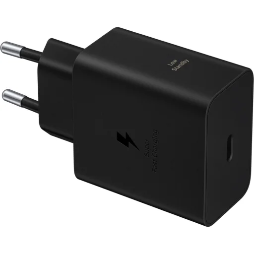 Hálózati töltő Samsung, 60W, 3A, 1 x USB-C, Fekete EP-T6010NBEGWW - 1