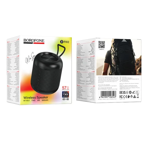 Borofone Portable Bluetooth Speaker BR102 Gratificado black - 5
