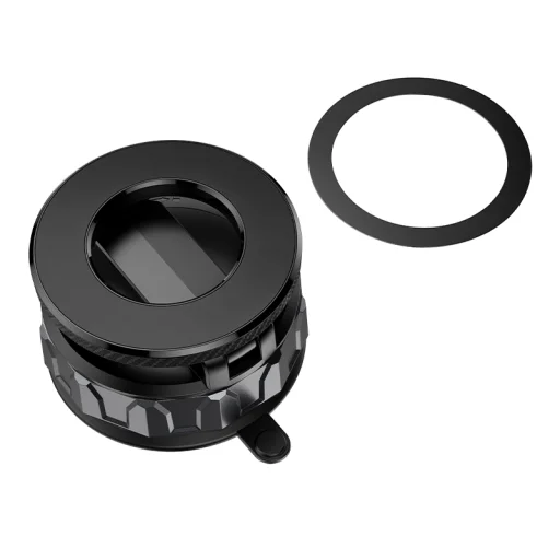 Autós tartó BH140 Gloria vákuumos, mágneses, szélvédőre fekete - 6