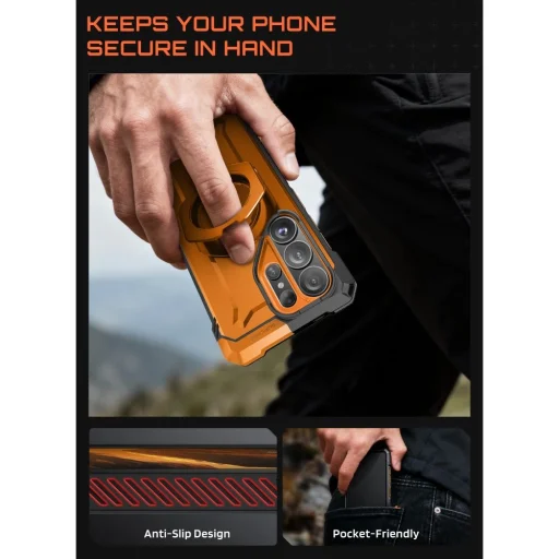 Samsung Galaxy S26 Ultra Tok Supcase UB Grip Mag MagSafe Korall Tok - 6