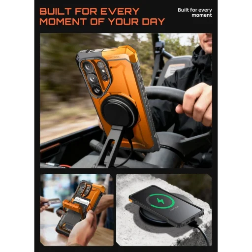 Samsung Galaxy S26 Ultra Tok Supcase UB Grip Mag MagSafe Korall Tok - 8