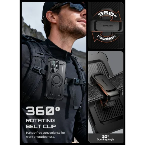 Samsung Galaxy S26 Ultra Supcase Unicorn Beetle Pro Mag Magsafe 2-set tok Fekete - 7