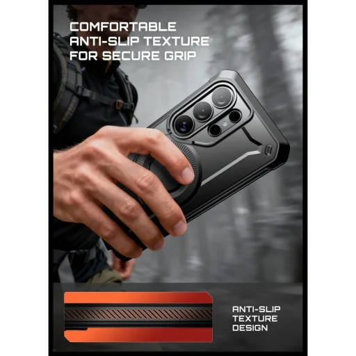 Samsung Galaxy S26 Ultra Supcase Unicorn Beetle Pro Mag Magsafe 2-set tok Fekete - 8