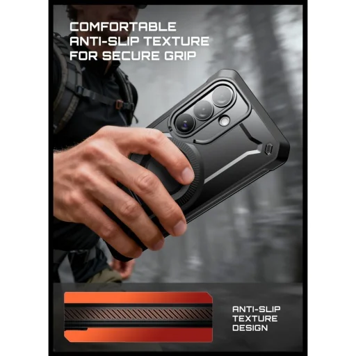 Samsung Galaxy S26+ Plus Supcase Unicorn Beetle Pro Mag Magsafe 2-set tok Fekete - 8