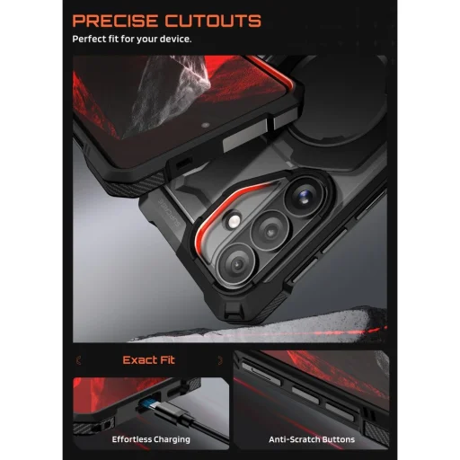 Samsung Galaxy S26 Supcase Ub Grip Mag Magsafe fekete tok - 7