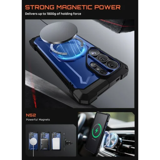 Samsung Galaxy S26 Ultra Supcase Ub Grip Mag Magsafe tok Kobalt - 3