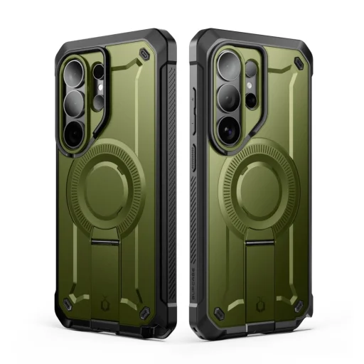 Samsung Galaxy S26 Ultra Supcase Unicorn Beetle Pro Mag Magsafe 2-set tok Guldan/Zöld - 2