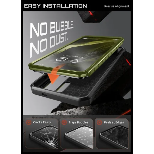 Samsung Galaxy S26 Ultra Supcase Unicorn Beetle Pro Mag Magsafe 2-set tok Guldan/Zöld - 10