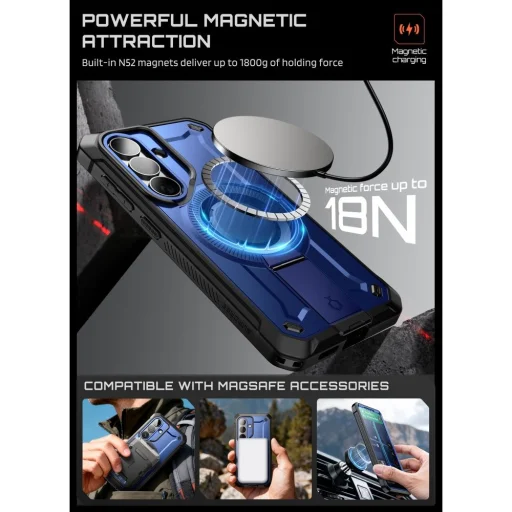 Samsung Galaxy S26 Supcase Unicorn Beetle Pro Mag Magsafe 2-set Cobalt tok - 4